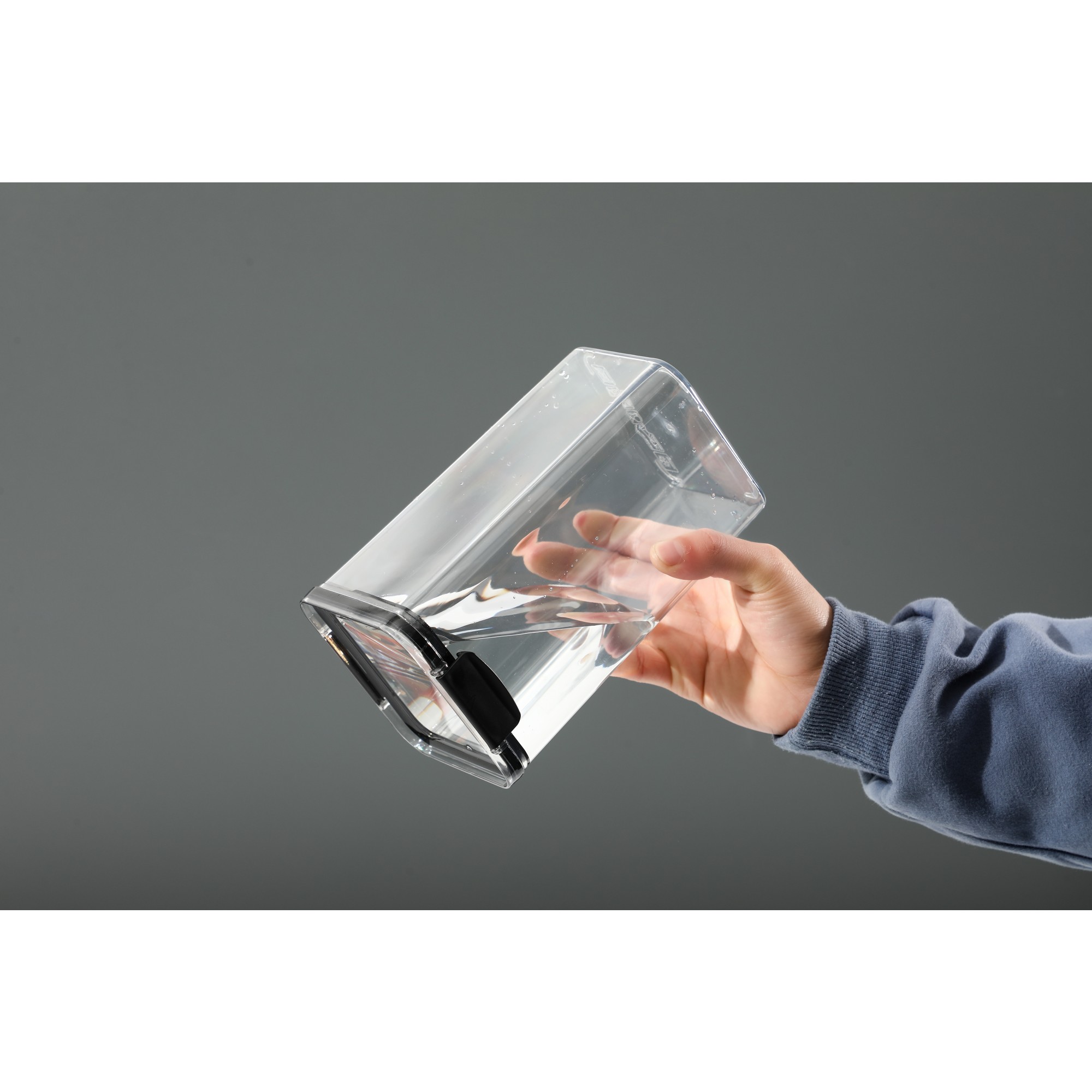 Recipient din Plastic, , pentru Alimente/Obiecte, Inchidere Ermetica, 10.2 x 24.2 cm, 1800 ml, Transparent - imagine 4