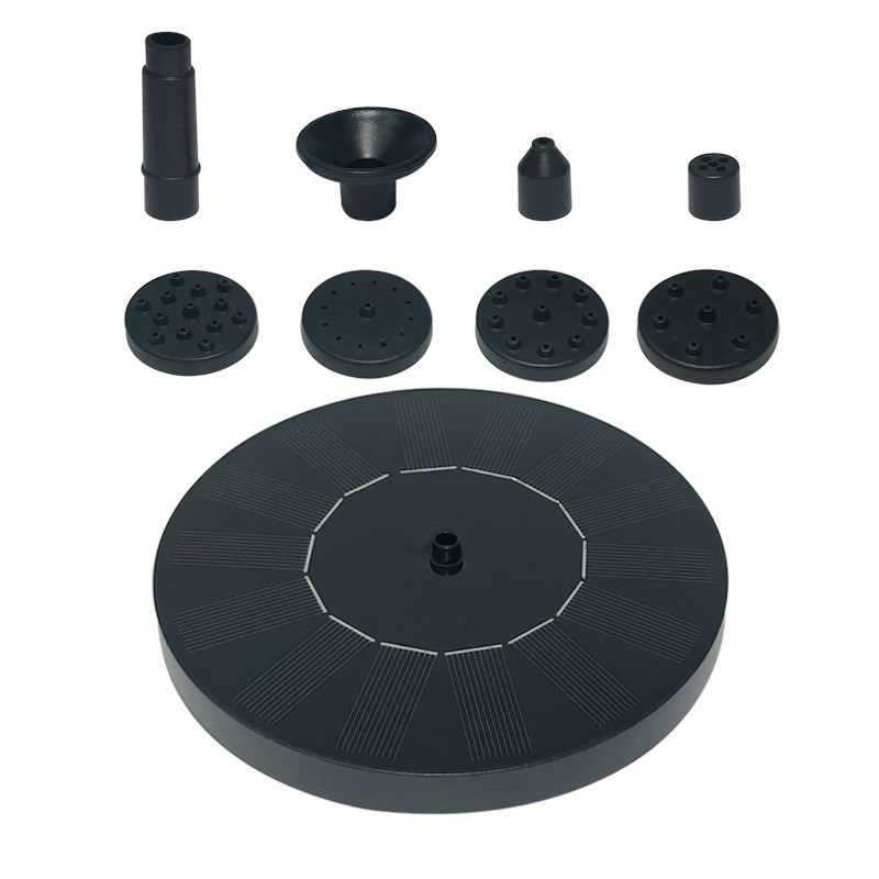 Fantana Arteziana pentru Gradina, , Solara, Automata, Rotunda, 3 Moduri de Pulverizare, Negru, 16 cm - imagine 3