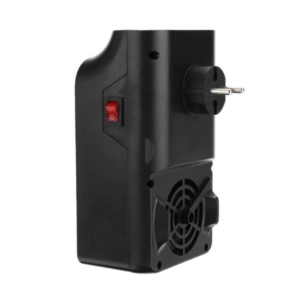 Mini Aeroterma Puternica Portabila , Putere 500W, Mini radiator electric cu Display LCD, efect de semineu si flacara, cu telecomanda - imagine 2