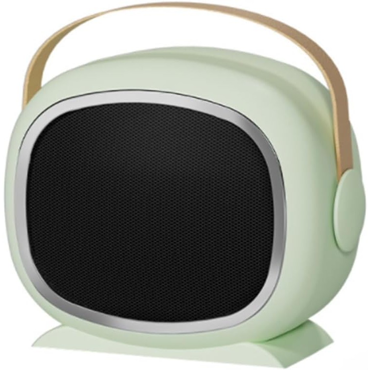 Aeroterma cu Incalzire Ceramica PTC, , din ABS, Oprire Automata, Protectie Supraincalzire, 700/1200W, 220V, 21 x 16 x 11 cm, Verde