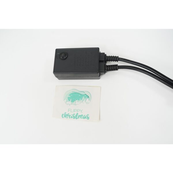 Alimentator furtun luminos, rezista pana la 50 m, , 8 jocuri de lumini, fir negru - imagine 4