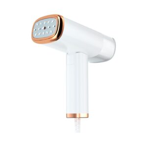 Aparat de Calcat Vertical Portabil cu Abur, , Putere 1000W, Rezervor de 100 ml, Priza, Functie Anti Calcar si Auto Curatare, Pliabil, 15x17x7.5 cm, Alb