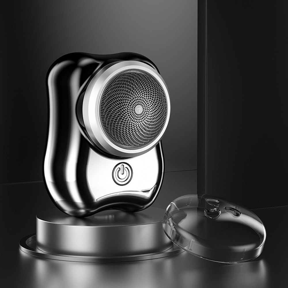 Aparat de Ras Electric, , Portabil, Incarcare USB Type-C, Autonomie >60 min, 6.5 x 4.5 x 4 cm, 5V, 3.7W, Negru - imagine 4