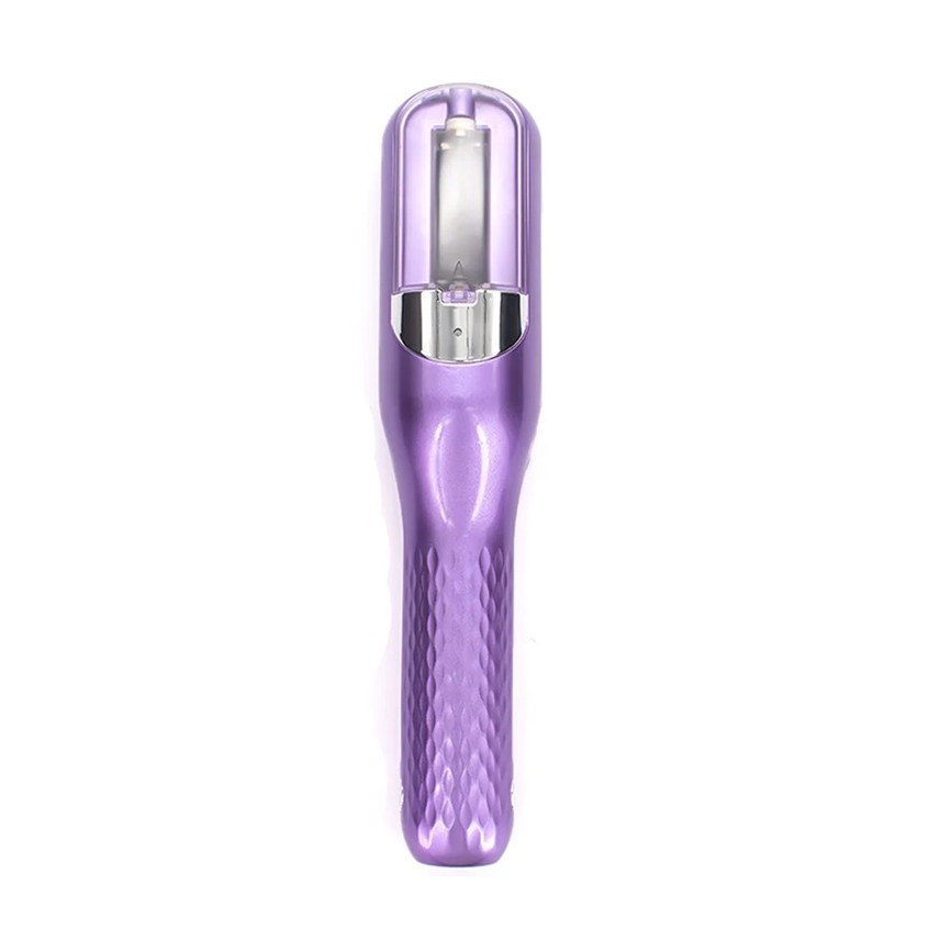 Aparat de Reparare a Varfurilor Despicate, , Netezirea Firului de Par, din ABS+PC, cu Ioni Negativi, Baterie 500 mAh, 24.8 x 5.3 x 5 cm, Mov