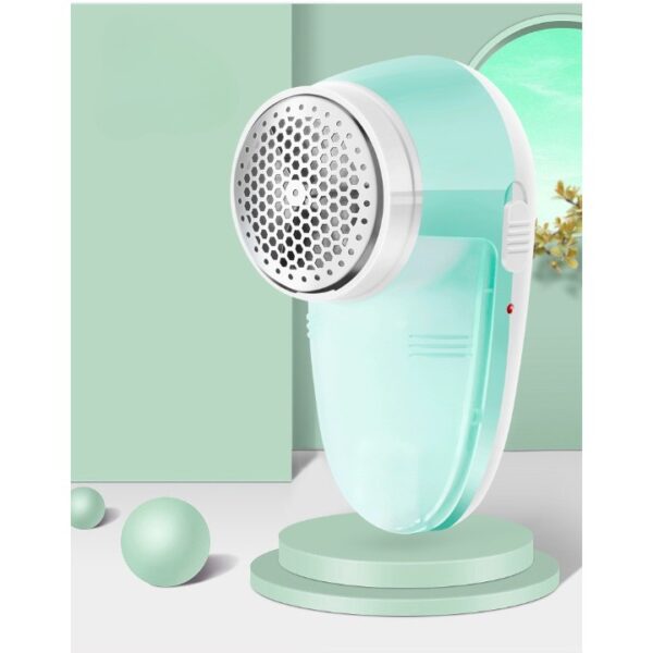 Aparat Pentru Curatat Scame, Par Si Praf, , Pentru Diferite Tipuri De Material, Cu Lame Din Otel Inoxidabil, Incarcare Prin USB Type-C, Cu Perie De Curatare si Cablu USB Incluse, 13x7 cm, Verde - imagine 3