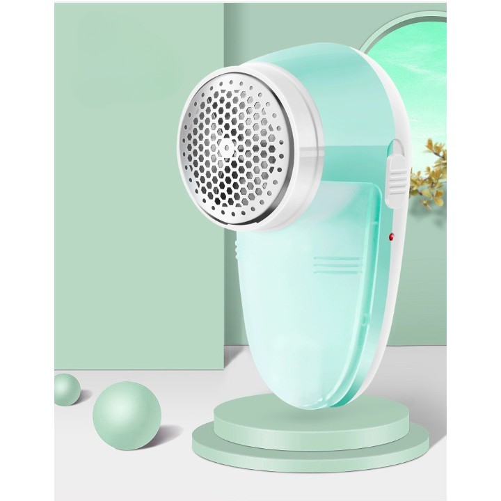Aparat Pentru Curatat Scame, Par Si Praf, , Pentru Diferite Tipuri De Material, Cu Lame Din Otel Inoxidabil, Incarcare Prin USB Type-C, Cu Perie De Curatare si Cablu USB Incluse, 13x7 cm, Verde - imagine 3