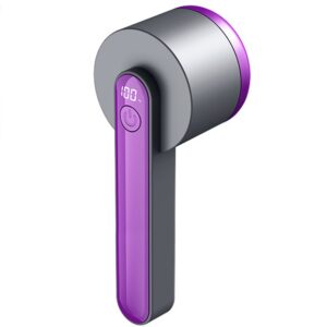 Aparat Pentru Curatat Scame, Par Si Praf, , Trimmer pentru Diferite Tipuri De Material, Cu Lame Din Otel Inoxidabil, Maner Ergonomic, Incarcare Prin USB, Negru Mov