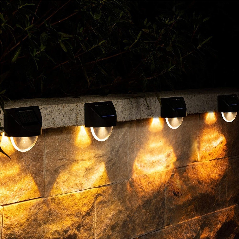 Aplica solara LED , ABS/Policarbonat, rezistent la apa IP65, 1 LED, pentru gradina, casa, balcon, terasa, 1.2V, 600mah, 8.8 x 8.5 cm, alb cald - imagine 4