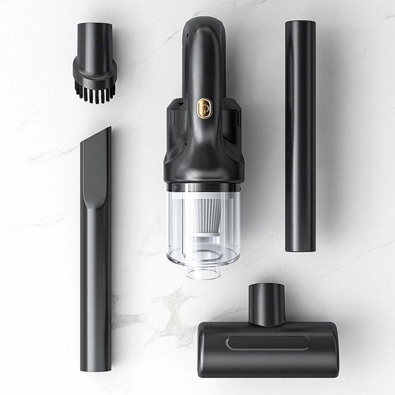 Aspirator Portabil fara Fir, Flippy, Incarcare USB, Pentru Casa si Masina, Autonomie 45 min, Negru - imagine 4