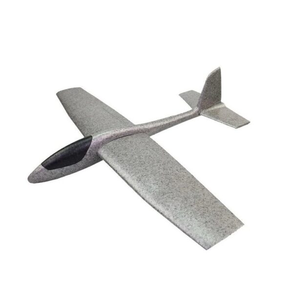 Avion Zburator, , Tip Planor, 83 cm Lungime, +3 Ani, din Polistiren, Aruncare 10 - 30 m, Gri