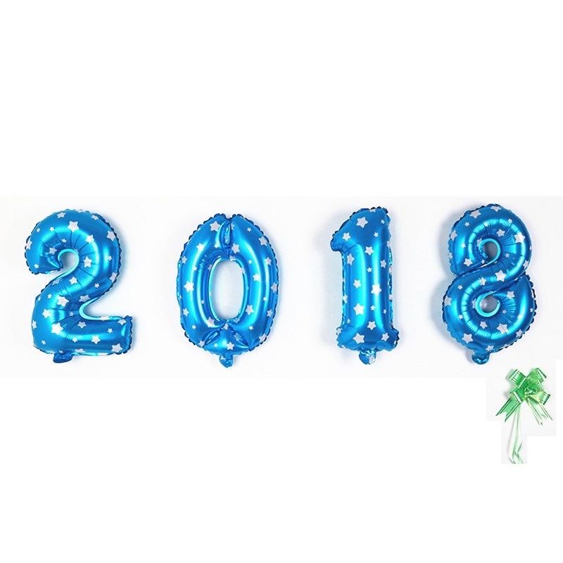 Balon din Folie Metalizata , Figurina Cifra, Imprimeu Stele, Tema Aniversare 80 cm, Ambalaj Individual, Pai inclus, Umflare cu Aer sau Heliu, Albastru, Cifra 0 - imagine 4