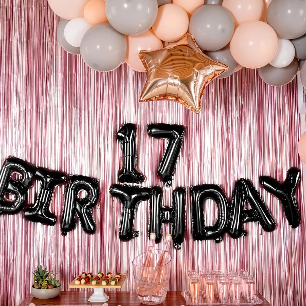 Balon din Folie Metalizata , Figurina Cifra, Tema Aniversare 40 cm, Ambalaj Individual, Pai inclus, Umflare cu Aer sau Heliu, Negru, Cifra 7 - imagine 4