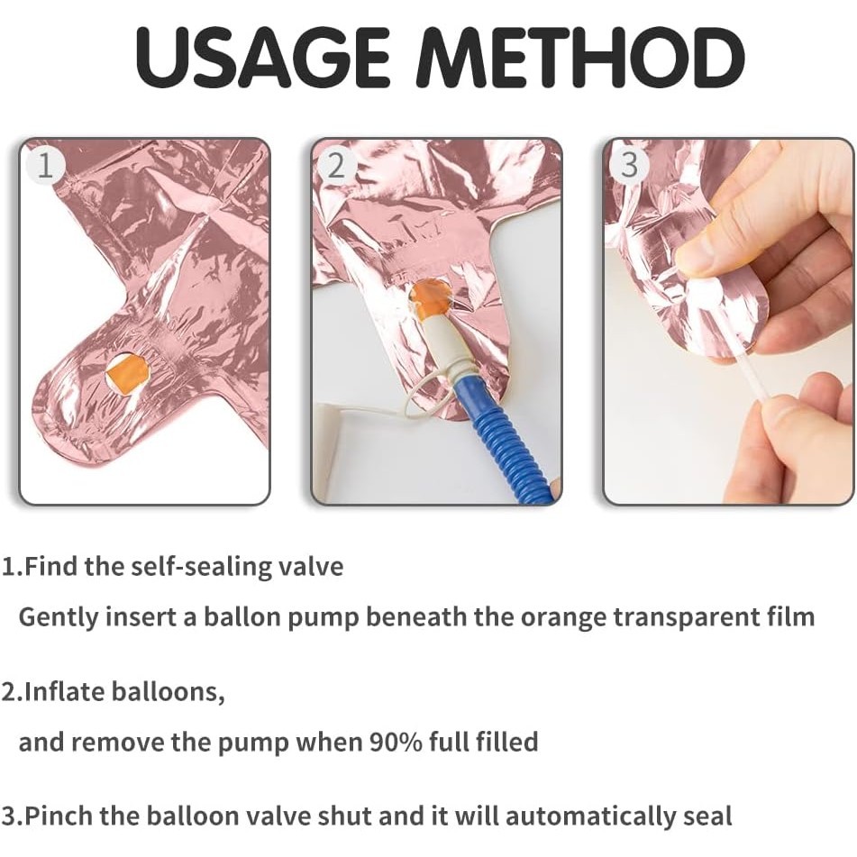 Balon din Folie Metalizata , Figurina Cifra, Tema Aniversare 100 cm, Ambalaj Individual, Pai inclus, Umflare cu Aer sau Heliu, Coral, Rose, Cifra 4 - imagine 2