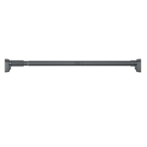 Bara Telescopica Multifunctionala, , din Otel Inoxidabil si ABS, Utilizare Universala, Extensie 185 - 205 cm, Fara Perforare Perete, Gri