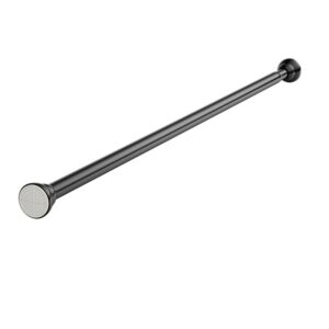Bara Telescopica Multifunctionala, , din Otel Inoxidabil, Utilizare Universala, Retractabila 107 - 195 cm, Fara Perforare Perete, Negru