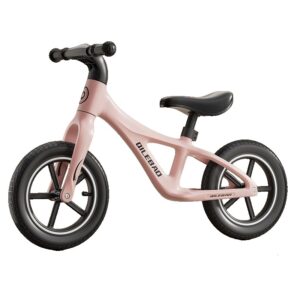 Bicicleta pentru Copii, , Fara Pedale, Pentru 2-6 Ani, 2 Roti Silentioase, Sa Reglabila 43 - 58 cm, din Plastic si Fibra de Sticla, 88 x 56 x 43 cm, Roz
