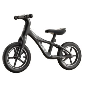 Bicicleta pentru Copii, , Fara Pedale, Pentru 2-6 Ani, 2 Roti Silentioase, Sa Reglabila 43 - 58 cm, din Plastic si Fibra de Sticla, 88 x 56 x 43 cm, Negru