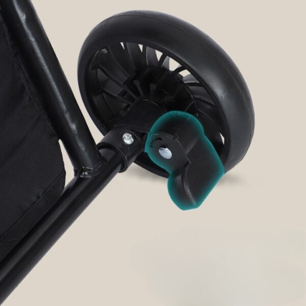 Carucior Sport  3in1, 6-36 Luni, Reversibil, Pliabil, Tavita pentru Masa, Pozitie de Somn, Centura de Siguranta, Roti 360, Suport Pahar, Copertina pentru Soare, 32x63x95cm, Negru Model Pisicute - imagine 2