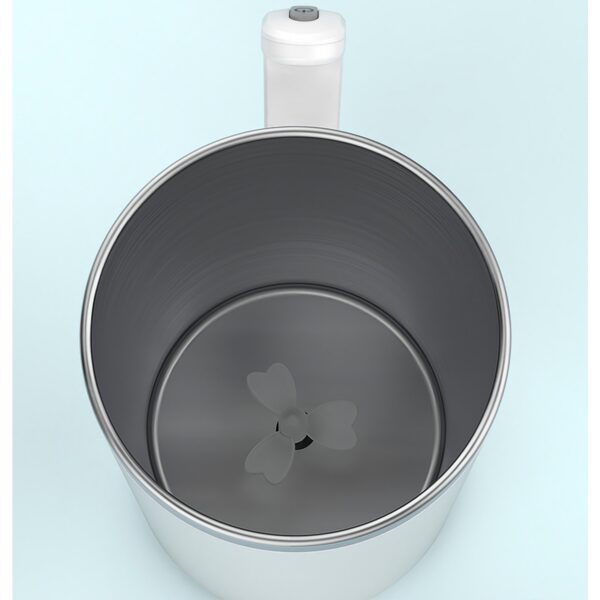 Cana portabila cu mixer incorporat, , pe baterii, 380 ml, alb - imagine 3