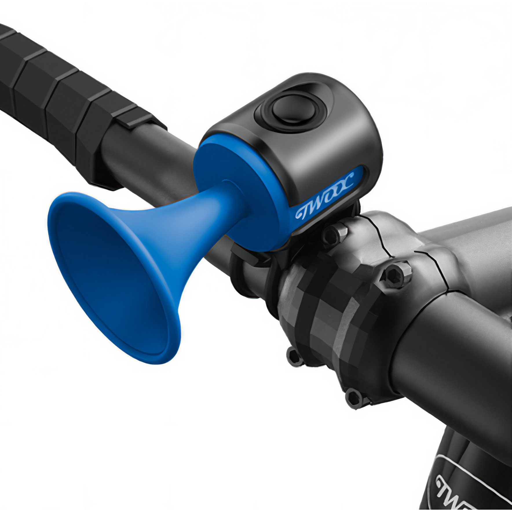 Claxon electric pentru bicicleta, , rezistent la apa, 120 dB, albastru - imagine 2