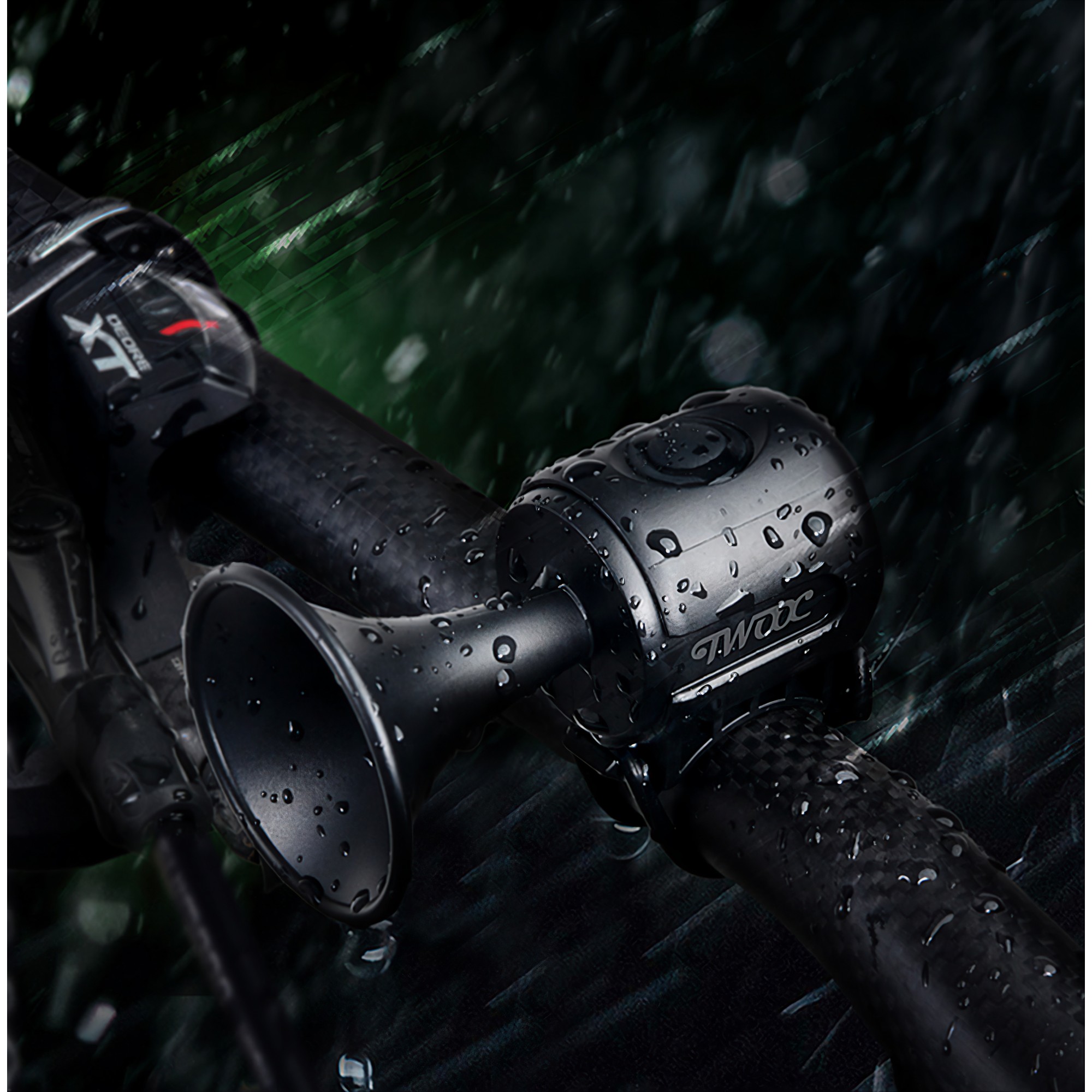 Claxon electric pentru bicicleta, , rezistent la apa, 120 dB, albastru - imagine 4