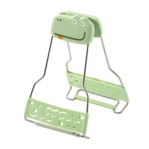 Clema pentru Boluri Creativa, , Anti-Alunecare, din Silicon, de Uz Casnic, Rezistent la Temperaturi Inalte, Model Animat, 19x12 cm, Verde