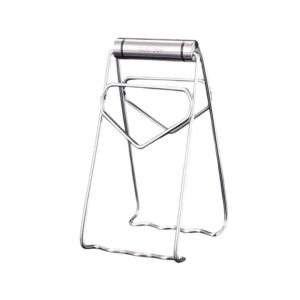 Clema pentru Boluri, , Anti-Alunecare, din Otel Inoxidabil, Extindere, pentru Oale, Tigai, de Uz Casnic, Rezistent la Temperaturi Inalte, 19.5x9.8x8 cm, Gri