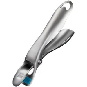 Clema pentru Boluri, , Anti-Alunecare, din Otel Inoxidabil si Silicon, de Uz Casnic, Rezistent la Temperaturi Inalte, 19.5x3.2 cm, Gri