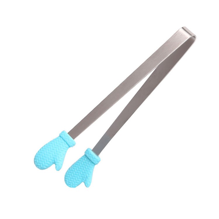 Cleste Creativ pentru Mancare, , Model Manusi din Silicon, 14.5x3 cm, Rezistent la Temperaturi Inalte si Coroziune, Albastru - imagine 2