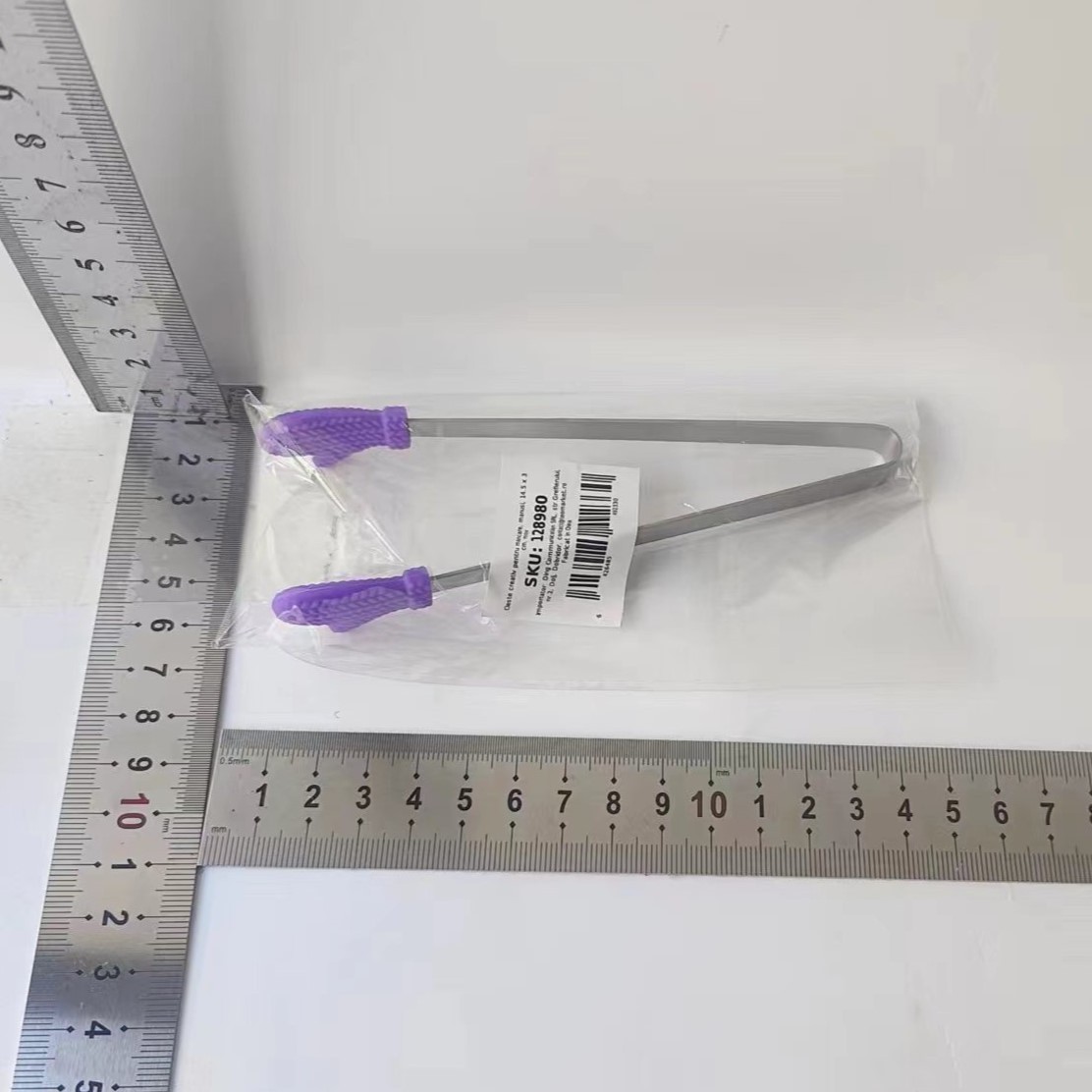 Cleste Creativ pentru Mancare, , Model Manusi din Silicon, 14.5x3 cm, Rezistent la Temperaturi Inalte si Coroziune, Mov - imagine 2