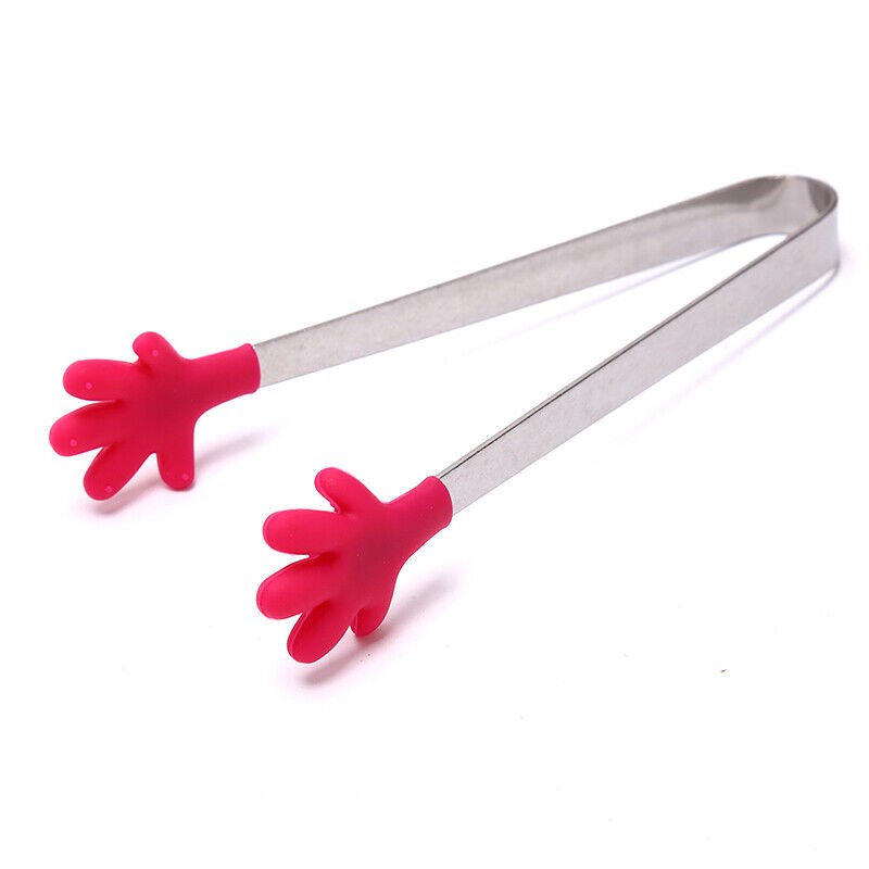 Cleste Creativ pentru Mancare, , Model Manute din Silicon, 14.5x3 cm, Rezistent la Temperaturi Inalte si Coroziune, Rosu - imagine 2