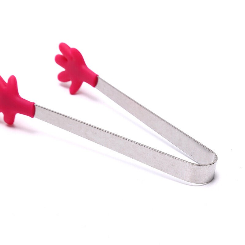 Cleste Creativ pentru Mancare, , Model Manute din Silicon, 14.5x3 cm, Rezistent la Temperaturi Inalte si Coroziune, Rosu - imagine 3