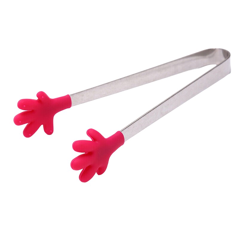 Cleste Creativ pentru Mancare, , Model Manute din Silicon, 14.5x3 cm, Rezistent la Temperaturi Inalte si Coroziune, Rosu