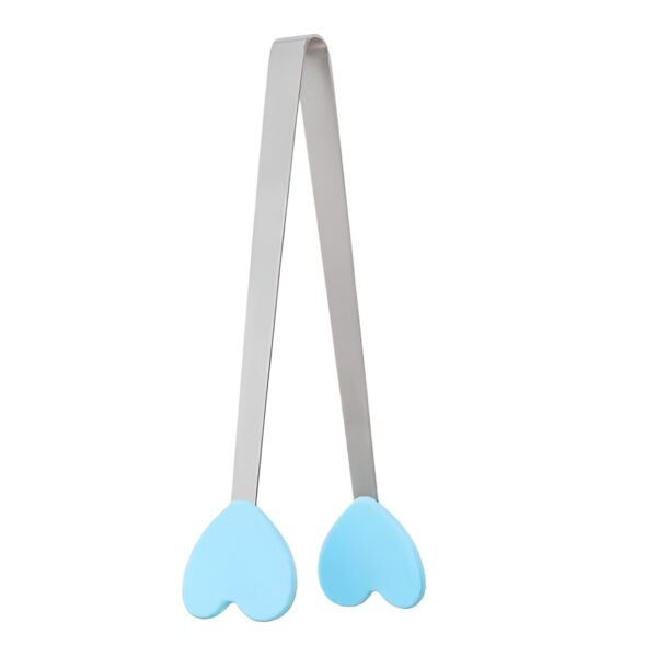 Cleste Creativ pentru Mancare, , Model Inimioare din Silicon, 14.5x3 cm, Rezistent la Temperaturi Inalte si Coroziune, Albastru
