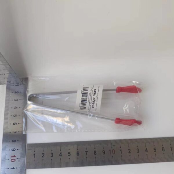 Cleste Creativ pentru Mancare, , Model Manusi din Silicon, 14.5x3 cm, Rezistent la Temperaturi Inalte si Coroziune, Rosu - imagine 2