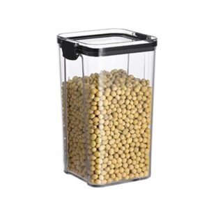 Recipient din Plastic, , pentru Alimente/Obiecte, Inchidere Ermetica, 10.2 x 18.5 cm, 1300 ml, Transparent