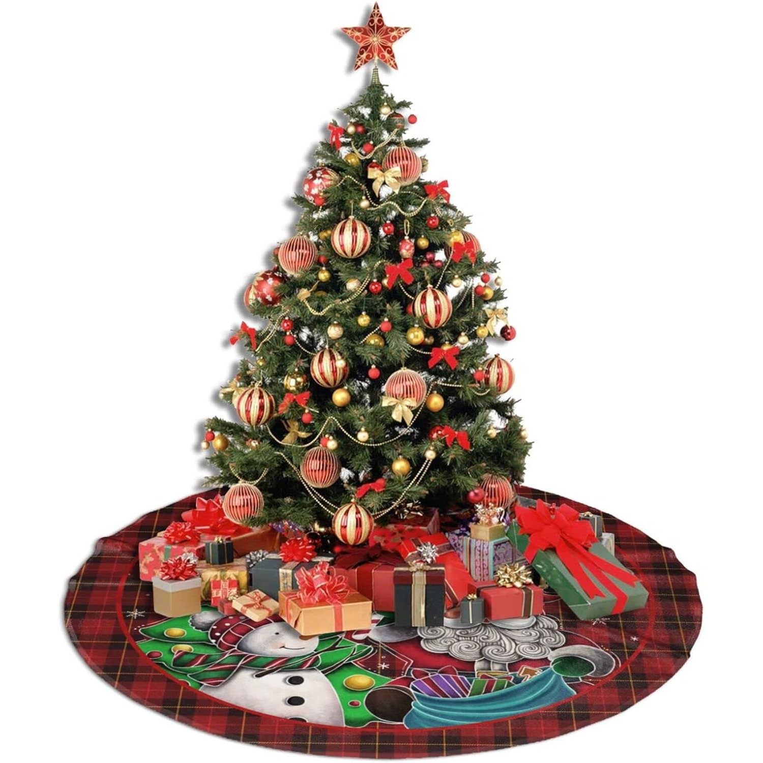 Covoras pentru Brad, , Model 5, 90cm, Multicolor - imagine 2