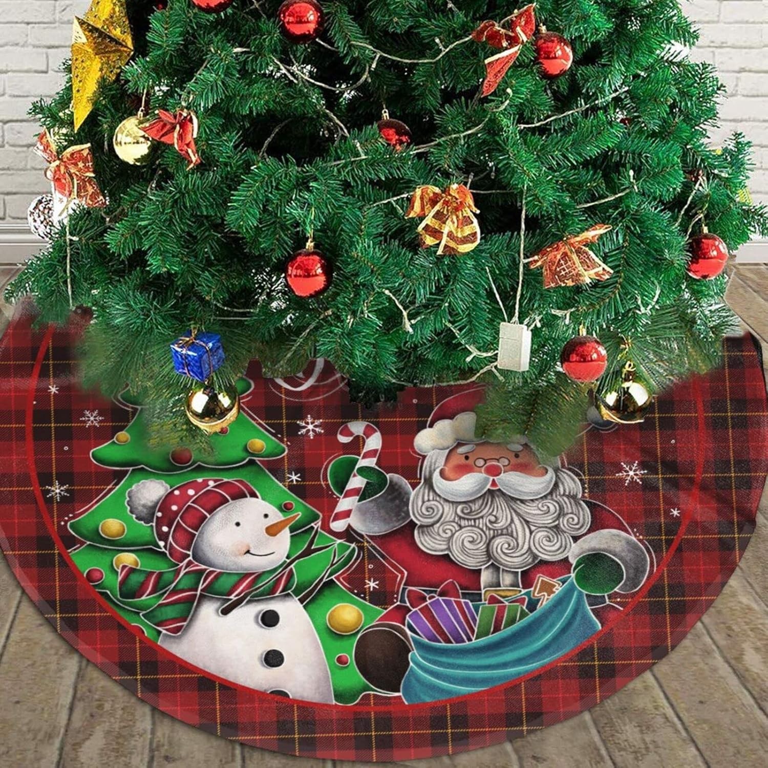 Covoras pentru Brad, , Model 5, 90cm, Multicolor - imagine 3