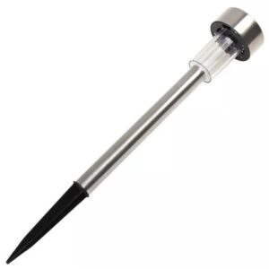 Lampa solara LED de exterior pentru gradina , dispersor normal, 0.06W, Inox, 29 cm