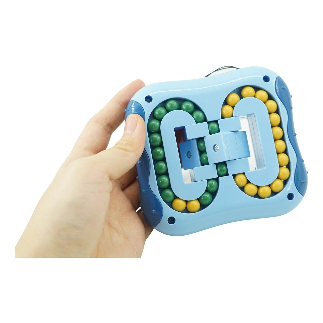 Cub magic interactiv, Magic Bean, jucarie antistres potrivit pentru copii si adulti, Albastru - imagine 4