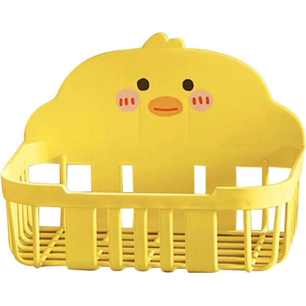 Cutie de Depozitare, , din Plastic, Montare pe Perete, Model Ratusca, 13x19x12 cm, Galben