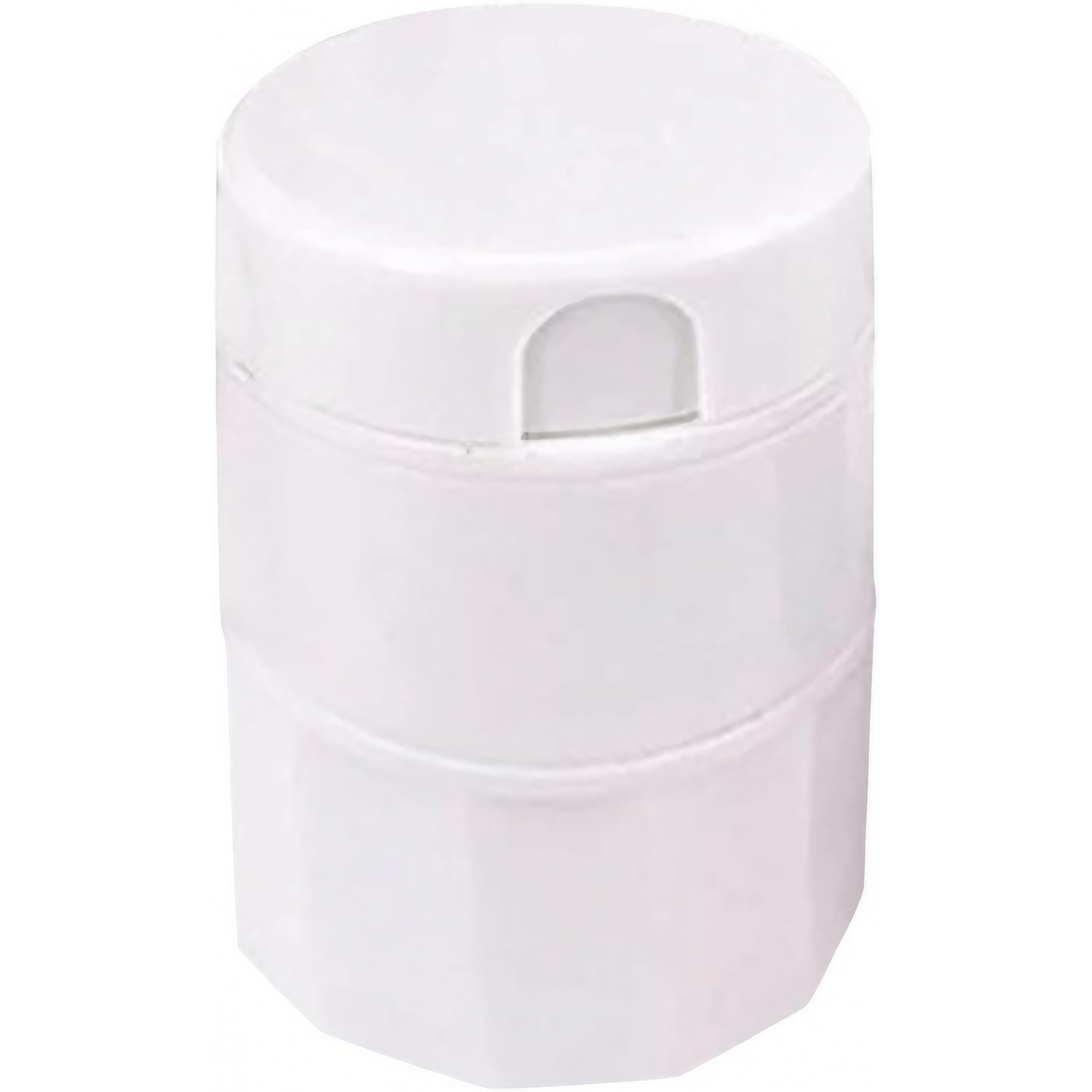Cutie Pastile Multifunctionala, , 4 in 1, Pahar Apa, Taiere, Sfaramare, Depozitare, Compact, ABS cu Lama din Inox, Alb, 8.7x6.2x4.1 cm