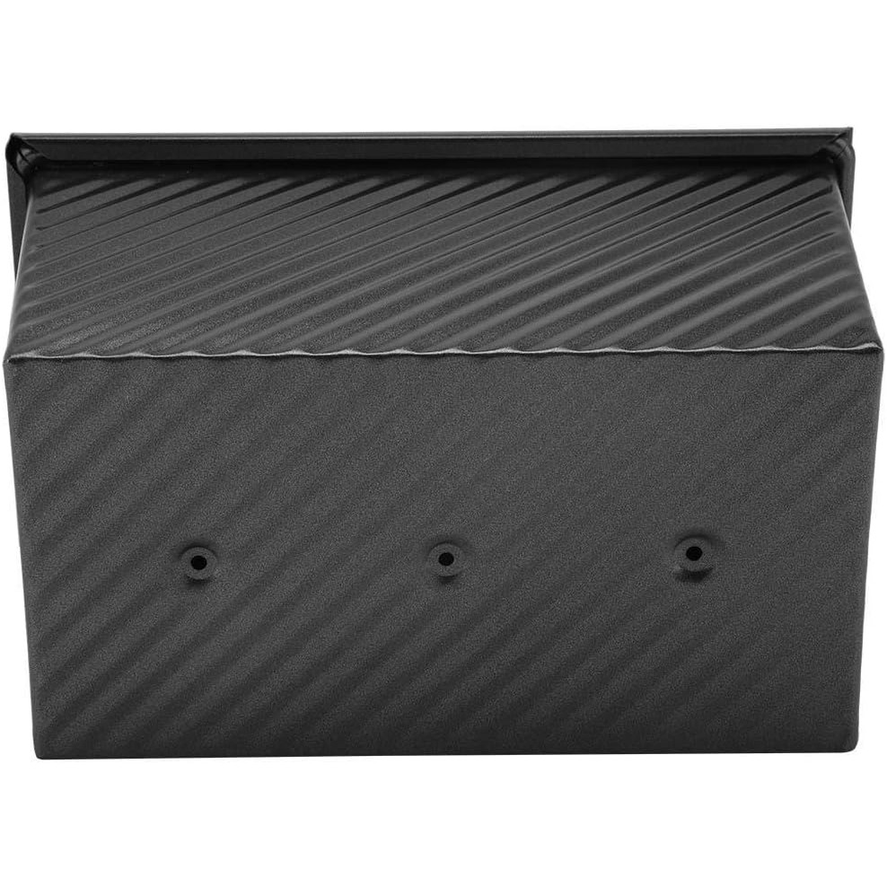 Tava pentru Paine, , din Otel Carbon, 450 g, cu Capac, Antiaderenta, 21 x 11 x 11.5 cm, Negru - imagine 4