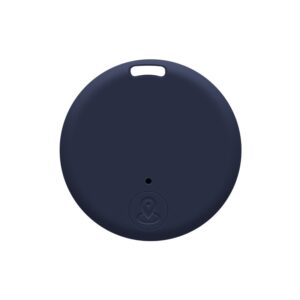 Dispozitiv Anti Pierdere Inteligent, , conexiune Bluetooth, Dispozitiv Anti Pierdere pentru accesorii, Baterie si Manual de Utilizare Incluse 38 x 38 x 7 mm, Albastru inchis