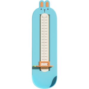 Dispozitiv de Masurat Talpa Piciorului pentru Bebelusi, , 6-24, Model Iepuras, Albastru