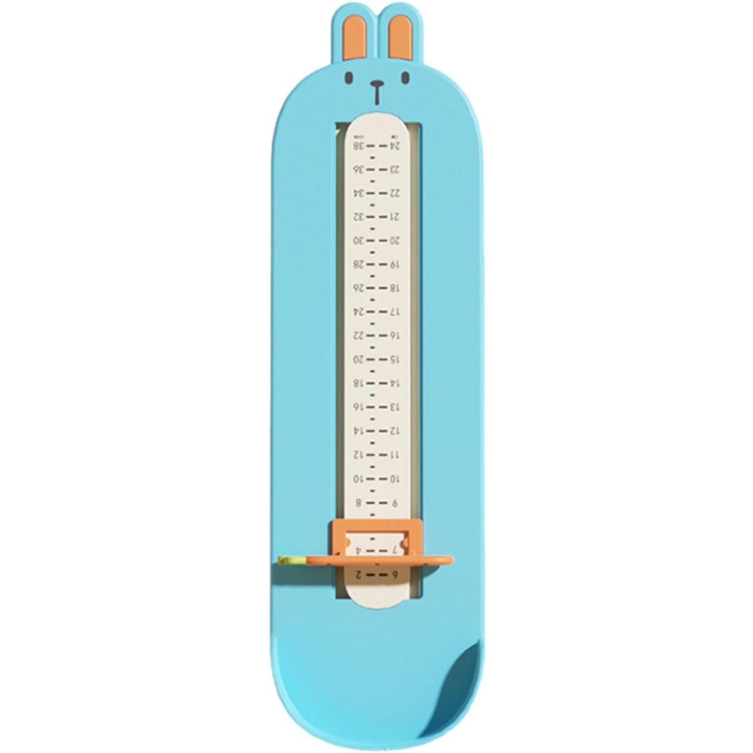 Dispozitiv de Masurat Talpa Piciorului pentru Bebelusi, , 6-24, Model Iepuras, Albastru