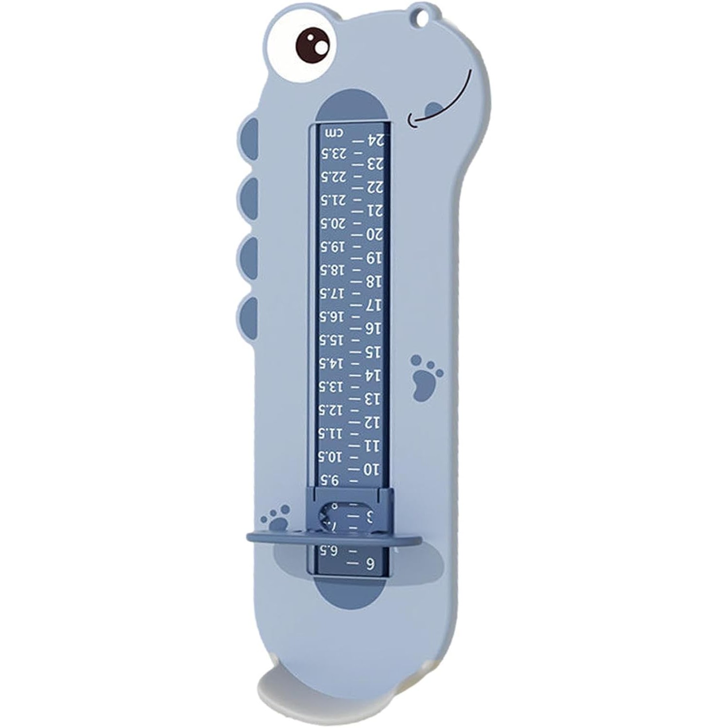 Dispozitiv de Masurat Talpa Piciorului pentru Bebelusi, , 9-24, Model Dinozaur, Albastru