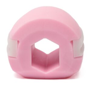 Dispozitiv de Tonifiere Faciala, , din Silicon, Corectare Mandibula/Maxilar, Roz