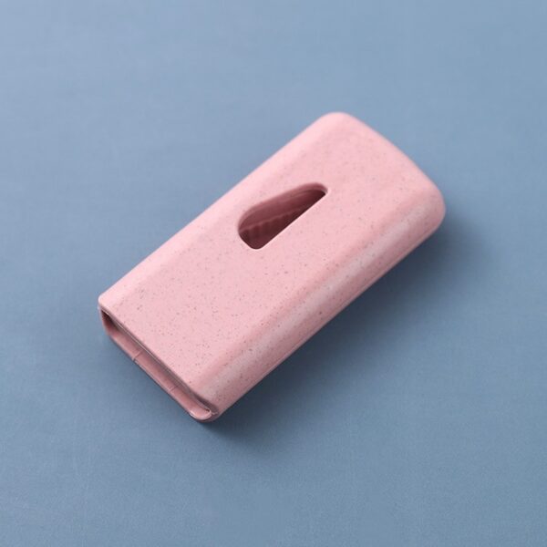 Dispozitiv taiere si depozitare medicamente, , Roz, Plastic, 8 x 4 x 1.8 cm - imagine 2