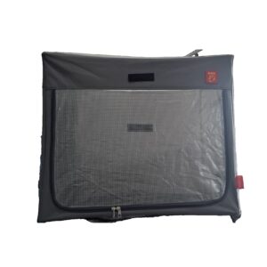 Cusca Animale pentru Uscare Blana, , din Textil, Fereastra Transparenta, 53 x 36 x 42 cm, Gri